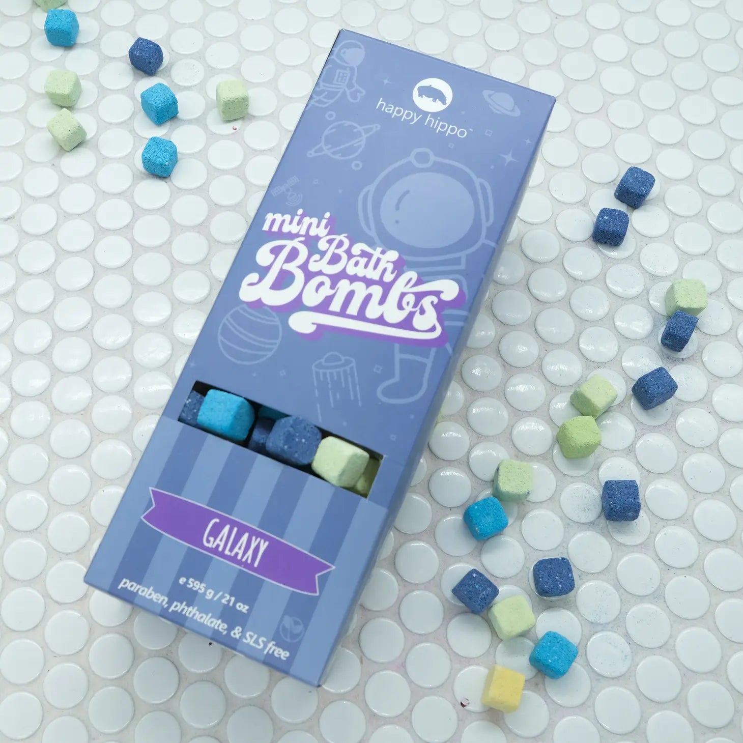 Happy Hippo Bath  Mini Bubble Bombs- Box