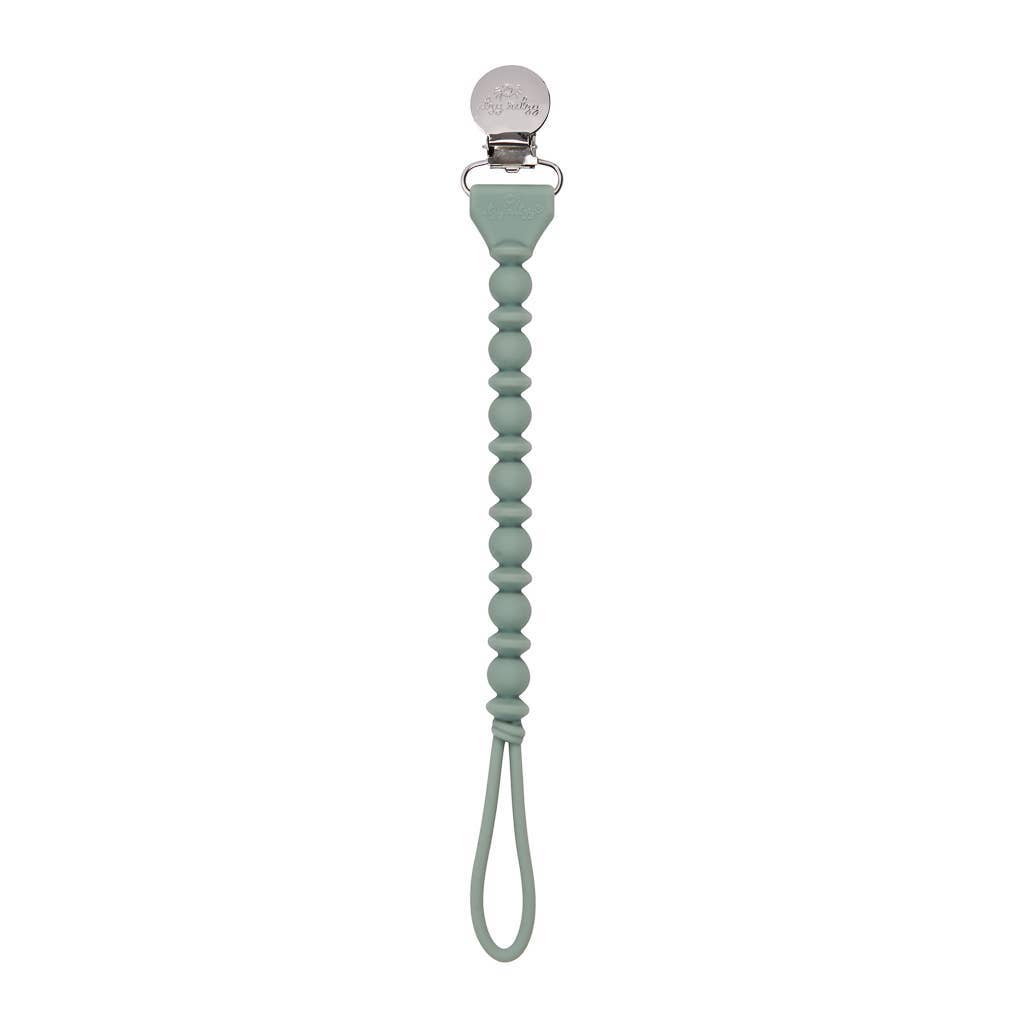 Itzy Ritzy Sweetie Strap Silicone One Piece Pacifier Clips