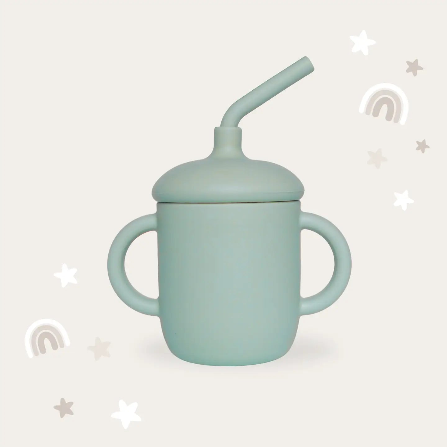 Baby Bliss Sippy Cup with Straw, Spill-Proof & Anti-Stain