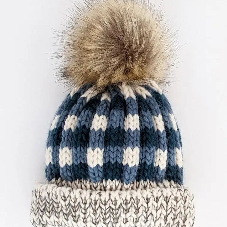 Huggalugs Hand Knit Beanie Hat