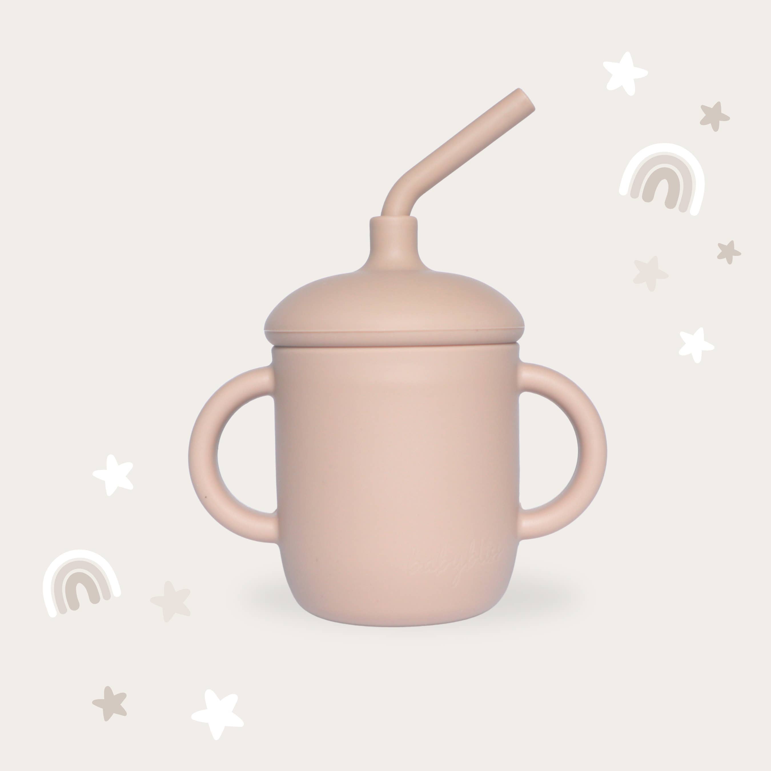 Baby Bliss Sippy Cup with Straw, Spill-Proof & Anti-Stain
