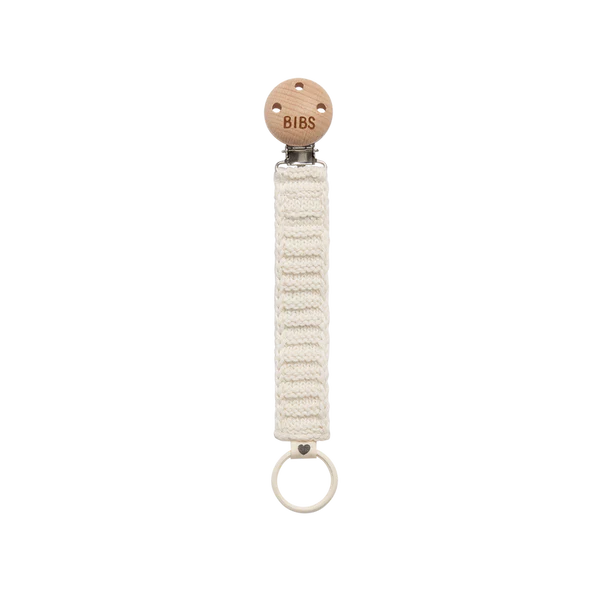 Bibs Pacifier Clip Knitted