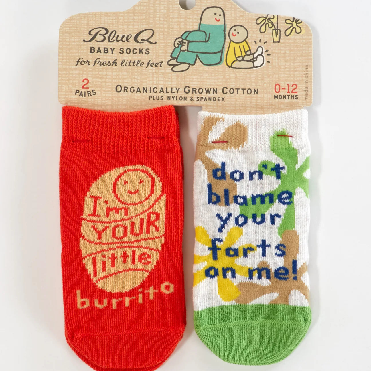 Blue Q Baby Socks