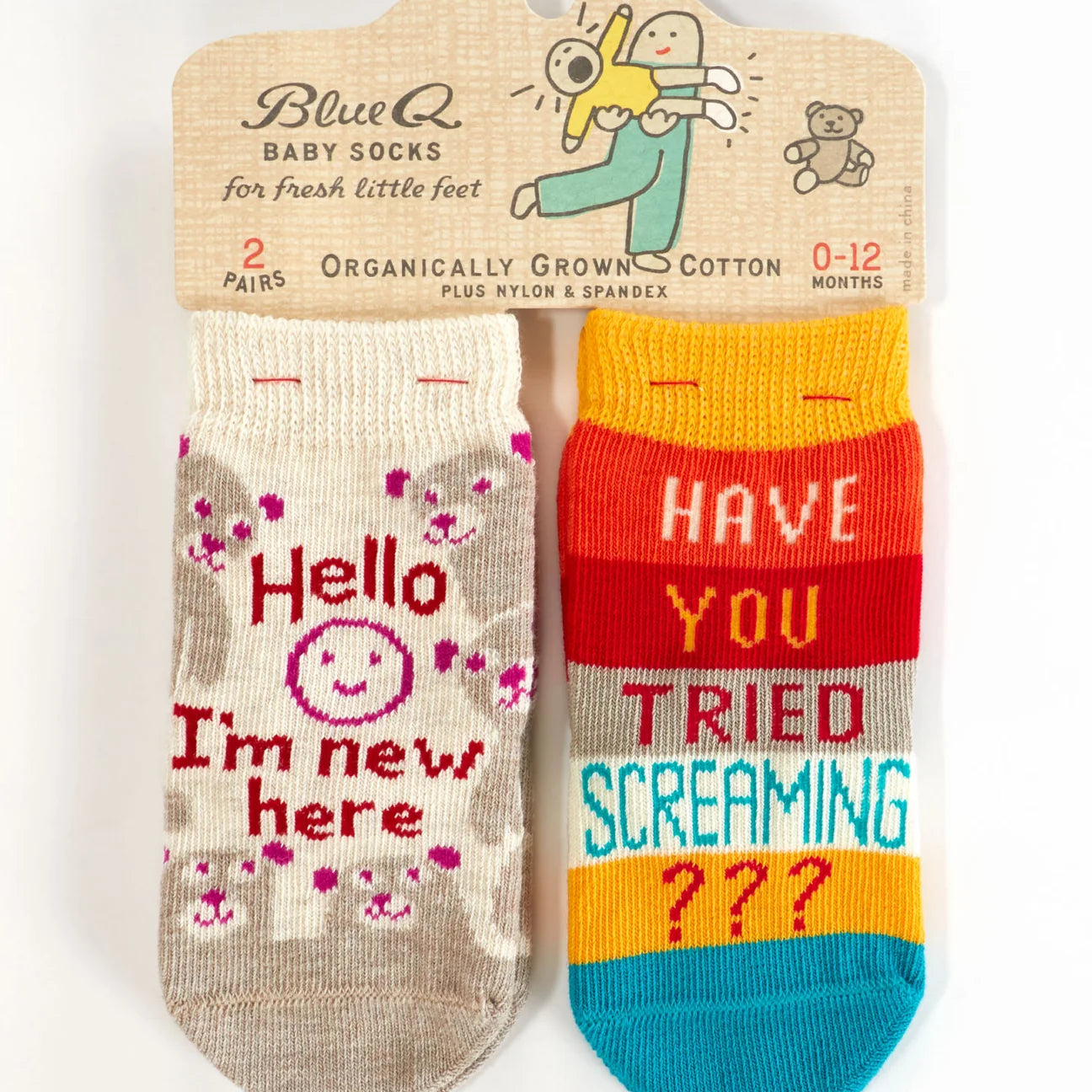 Blue Q Baby Socks