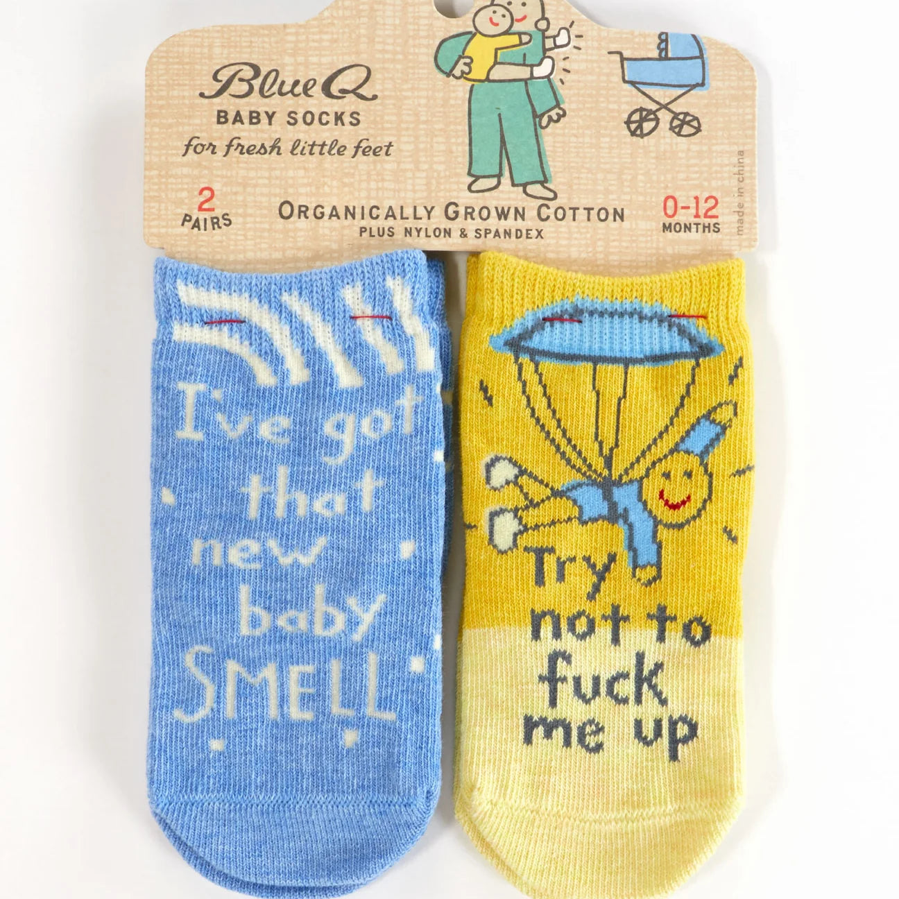 Blue Q Baby Socks