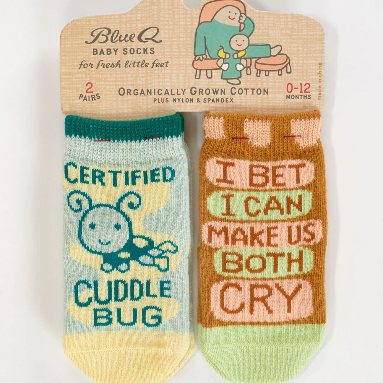 Blue Q Baby Socks