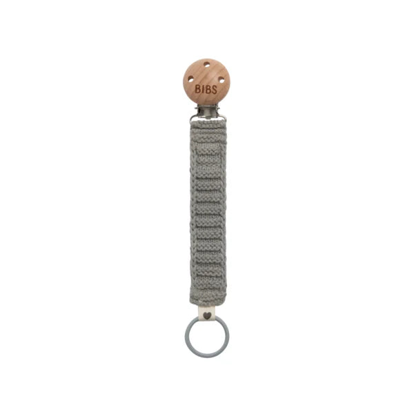 Bibs Pacifier Clip Knitted