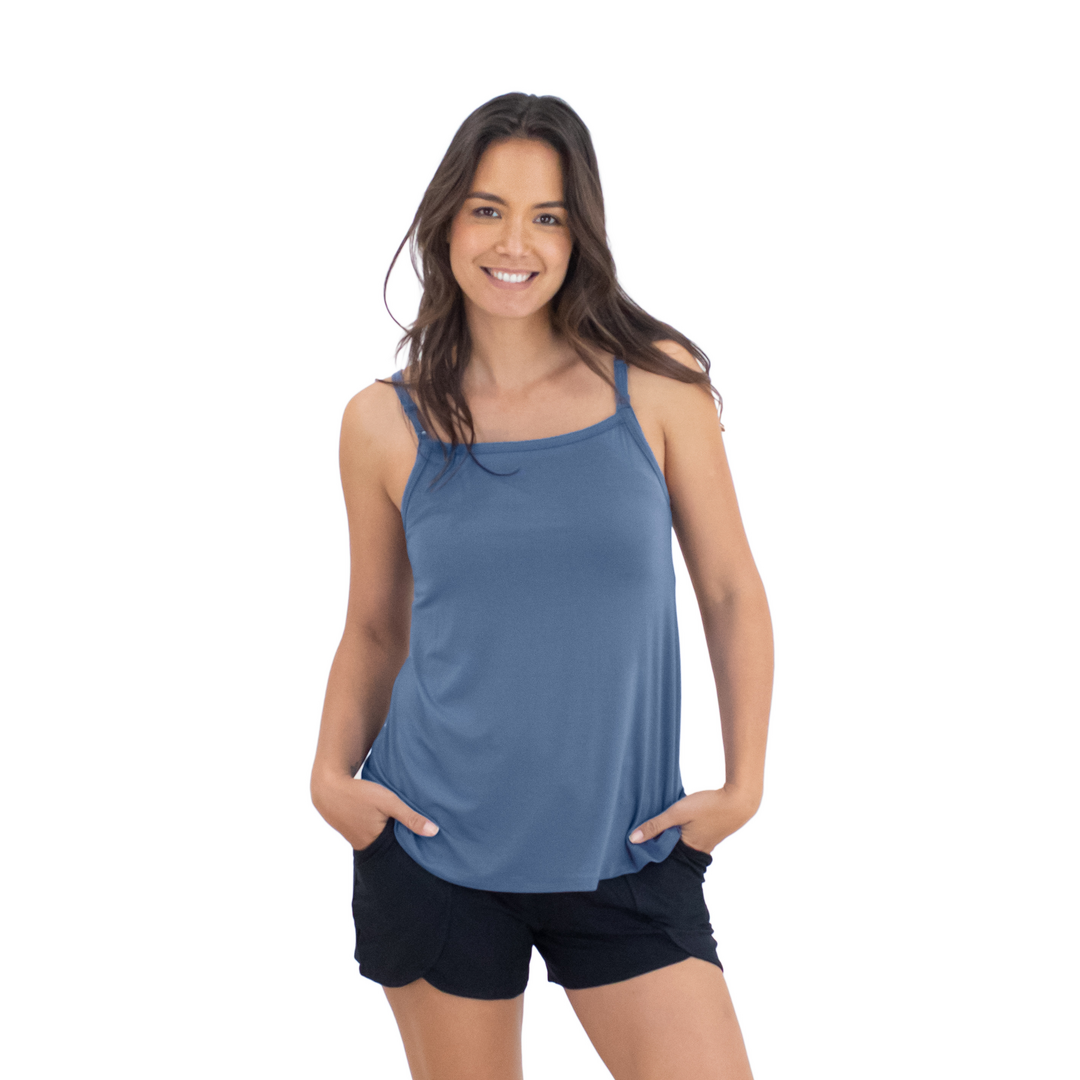 Kindred Bravely Bamboo Lounge Around Nursing Maternity Tank