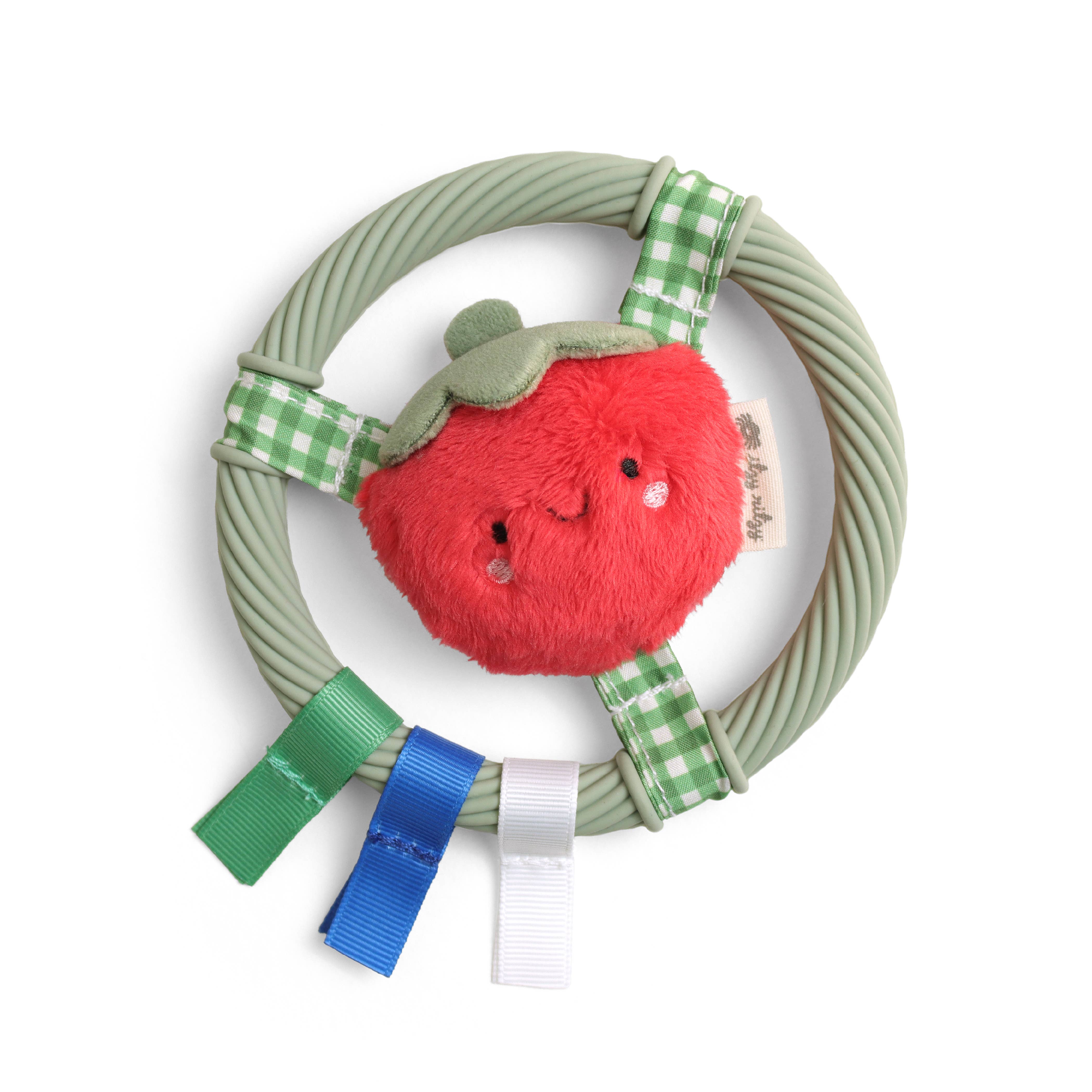Itzy Ritzy Ring Pal Teething Ring with Plush Character