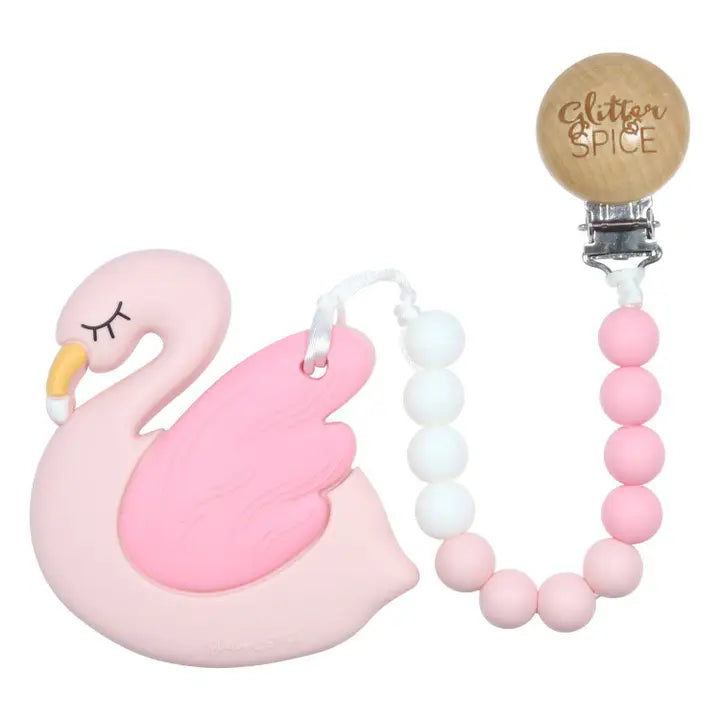 Glitter & Spice Teether With Clip