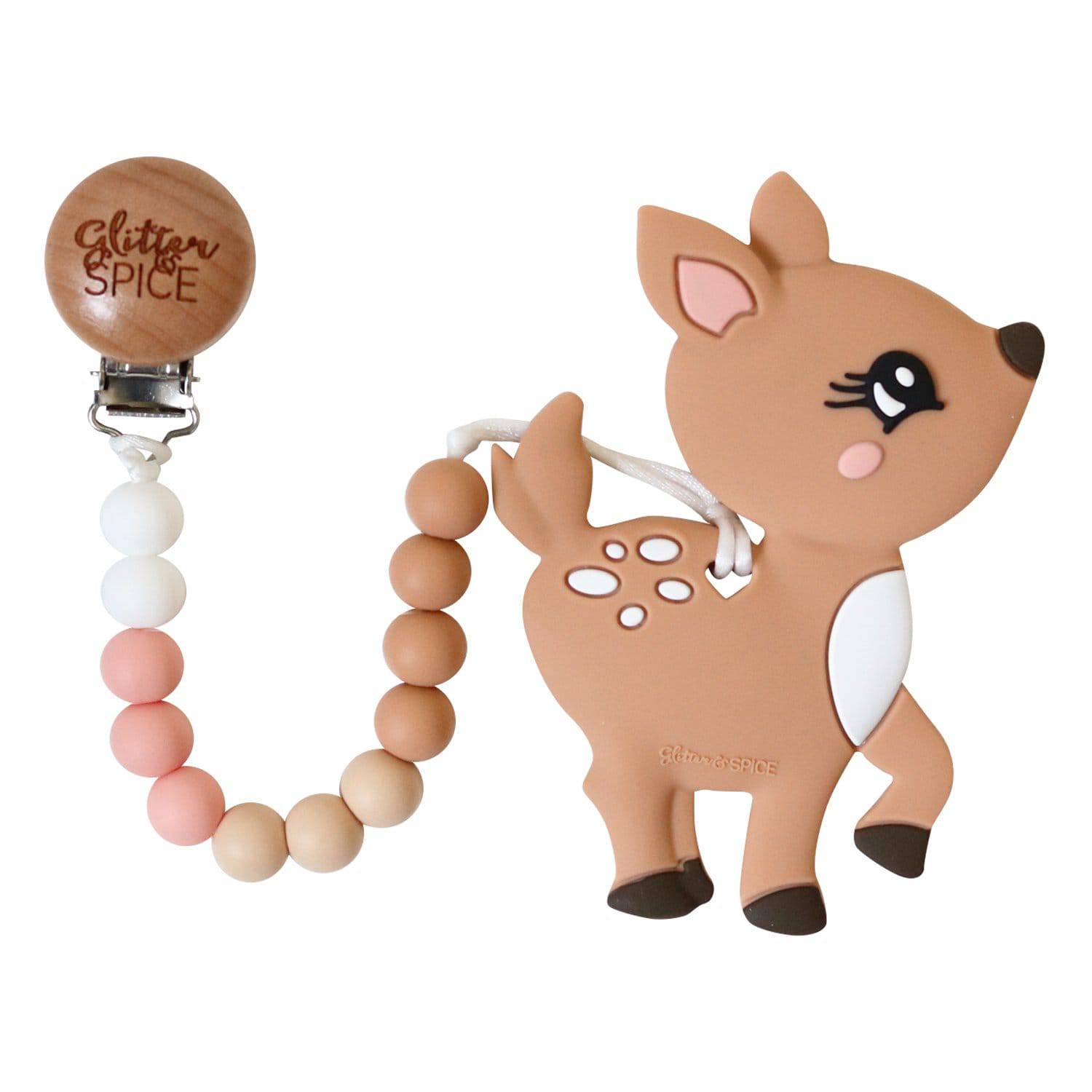 Glitter & Spice Teether With Clip