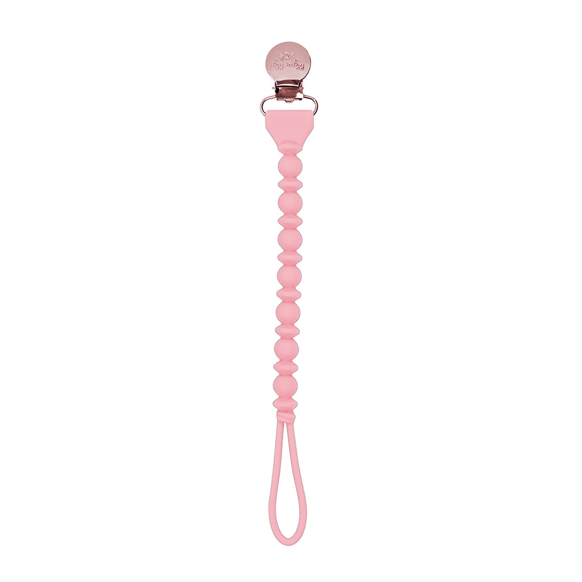 Itzy Ritzy Sweetie Strap Silicone One Piece Pacifier Clips