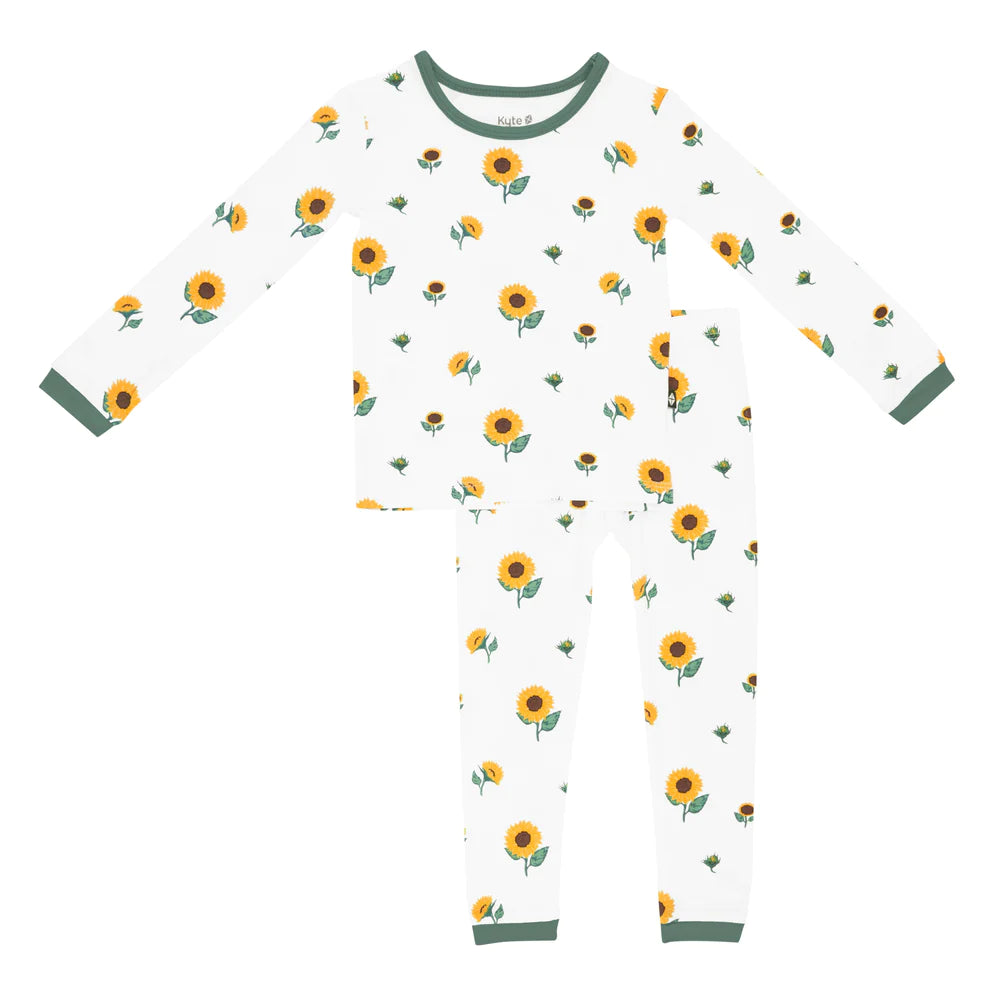 Kyte Baby Long Sleeve Toddler Pajamas - Sunflower Kyte Baby Long Sleeve Toddler Pajamas - Sunflower